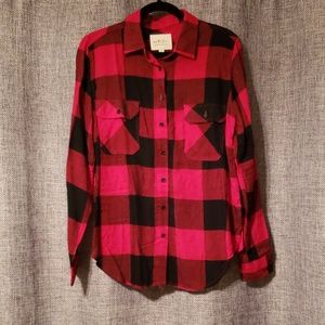 Buffalo check button down